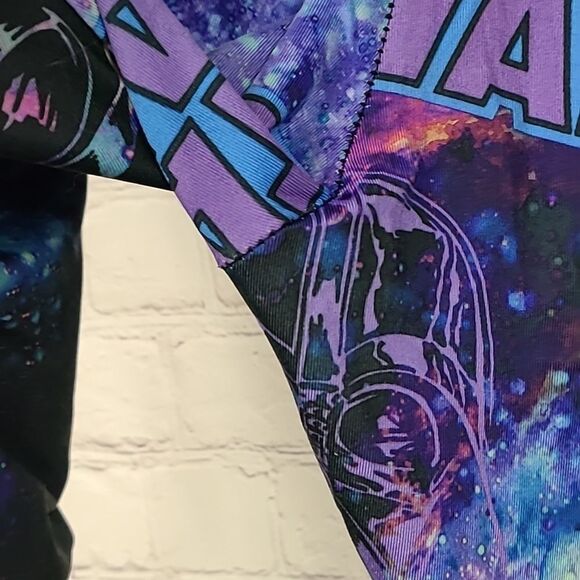 Hot Topic Galaxy Star Wars Darth Vader Leggings Colorful Stretchy Pull-On Pants - Picture 4 of 8